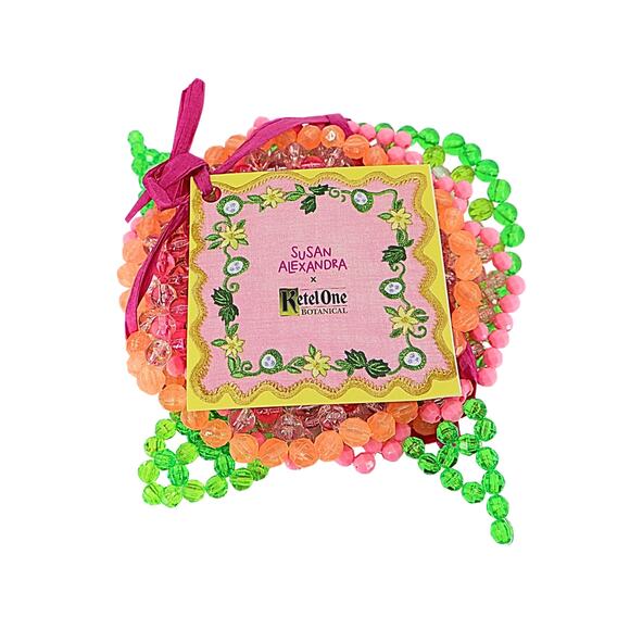 Beady Botanical Coasters Set